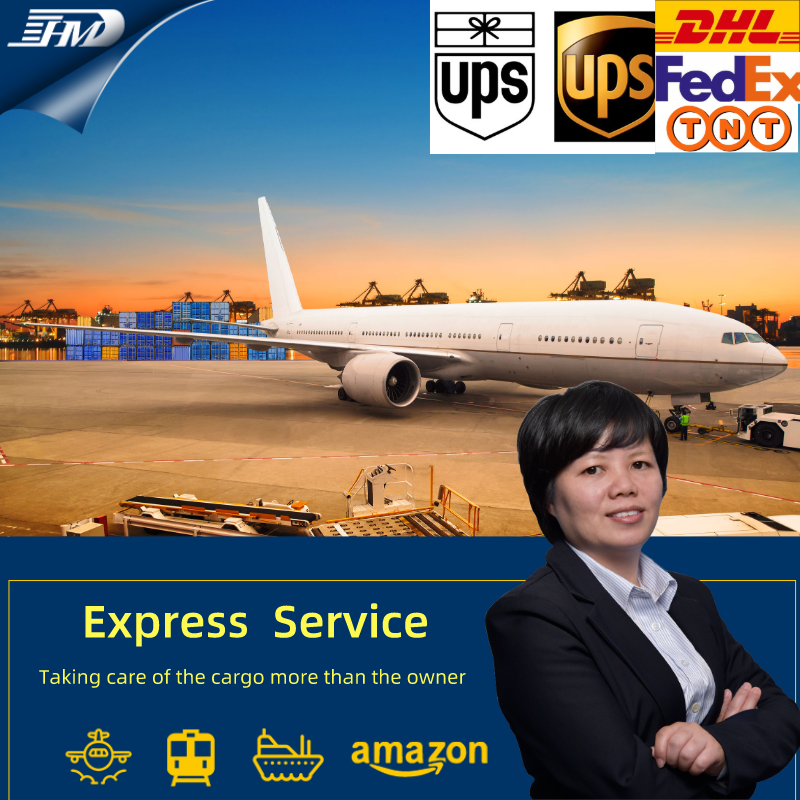 Międzynarodowa firma kurierska DHL Express Service z Chin do całego świata od drzwi do drzwi