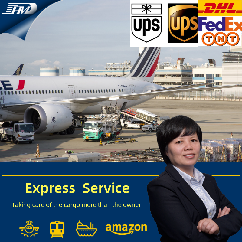 O mais rápido transporte aéreo de carga aérea expresso de carga porta a porta China para EUA Canadá Reino Unido Espanha Amazon FBA grátis