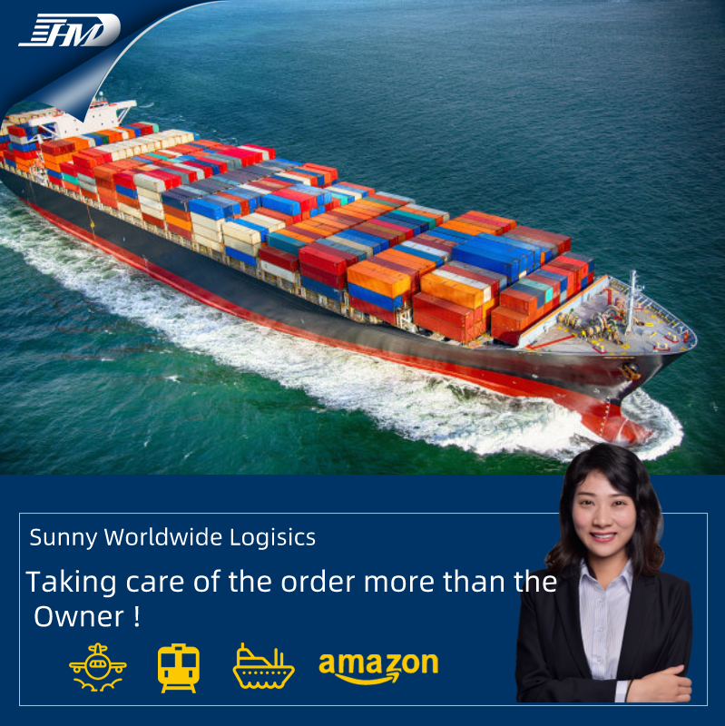 cheapest rates logistics agent amazon FBA express sea freight forwarder from China to Europe USA logistics company in China