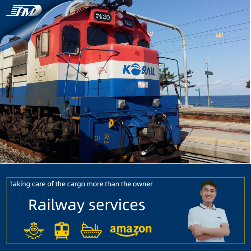 Transitaire FBA Train Logistics Services de la Chine à la Russie 
