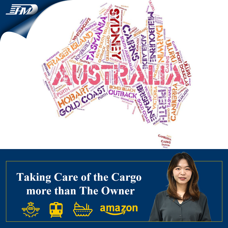 Entrega de frete internacional eficaz e barato para a Austrália Custo de transporte da China