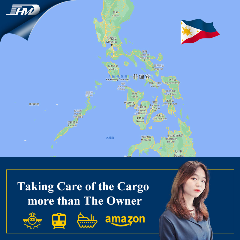 海运代理从广州到菲律宾，达沃和马尼拉