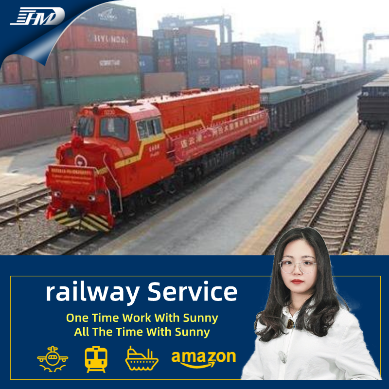 Envío internacional de carga ferroviaria hacia adelante desde China a Francia