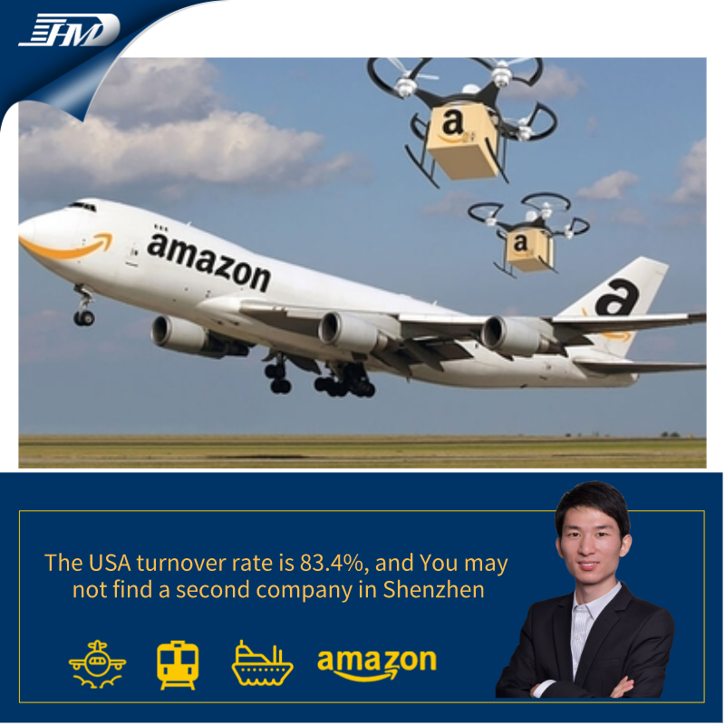 Expédition Amazon FBA Air Express Fret Frais de port Chine vers USA DDP avec droits de douane