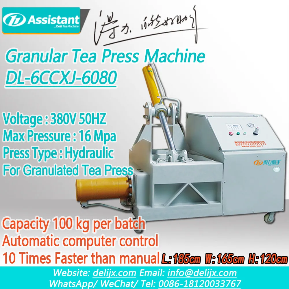 
Tipe Otomatis Granular Tea Moulding Froming Shaping Machine DL-6CCXJ-6080