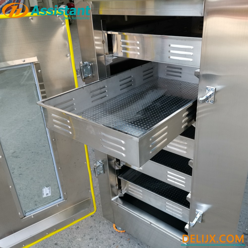 中国 5 Trays All Stainless Steel Black Tea Fermentation Machine DL-6CFJ-20QB メーカー