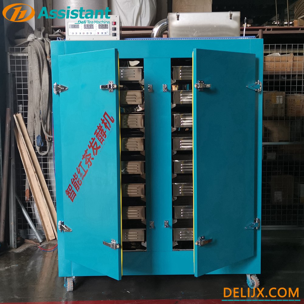 China 8 Layers 32 Trays Double Door Type Black Tea Oxidation Machine DL-6CFJ-80 manufacturer
