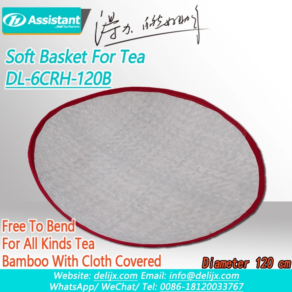 Panier mou de tapis de feuille de thé de type bambou pour mettre des feuilles de thé