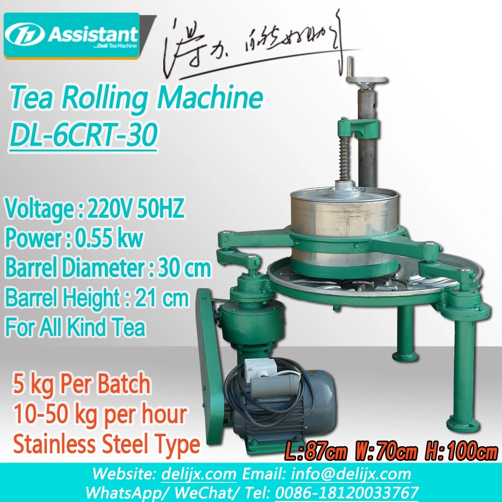 30cm Drum Smaller Cheaper SS Type Tea Leaf Rolling Machine DL-6CRT-30