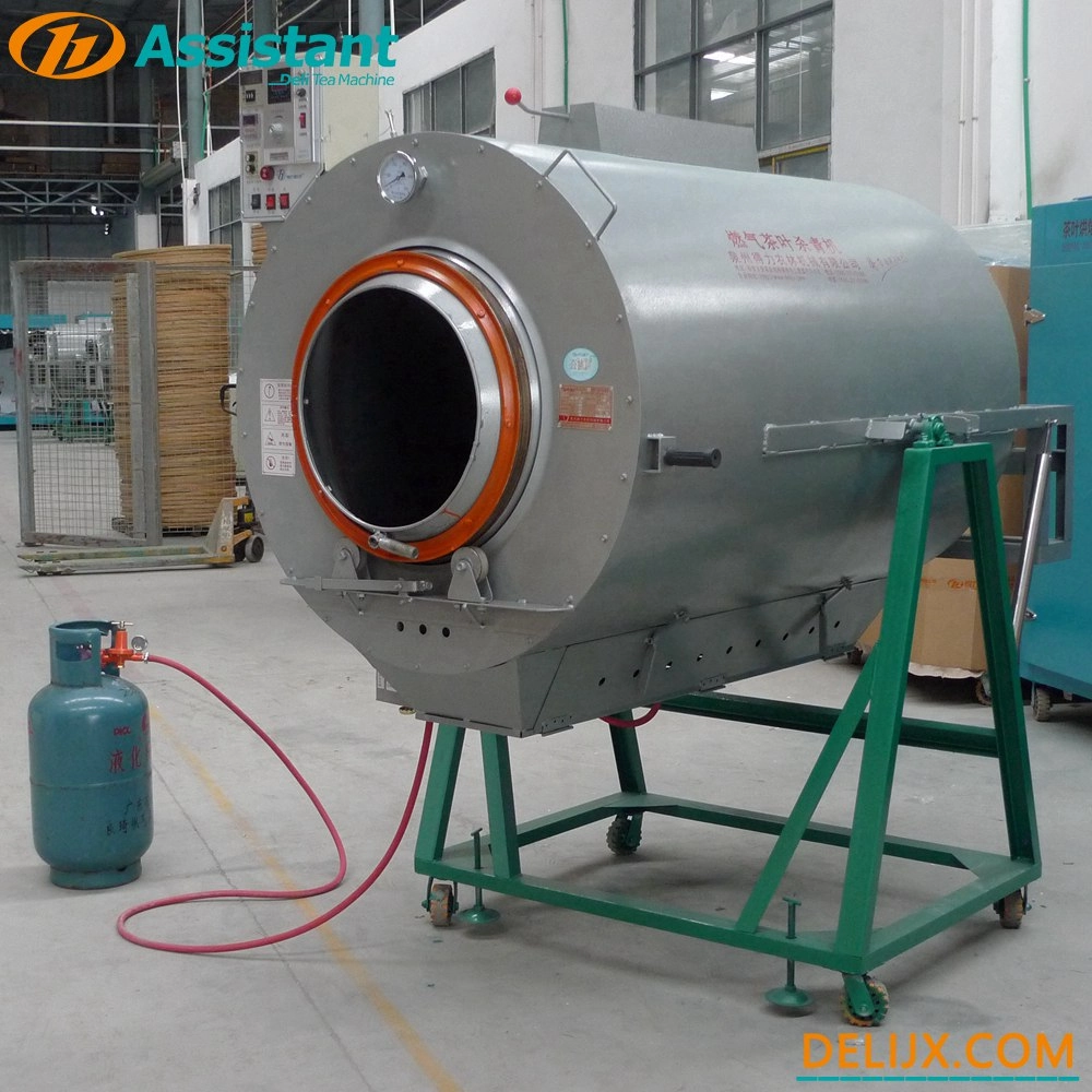 Équipement de machine à vapeur de torréfaction de feuille de thé vert de cylindre de 900mm