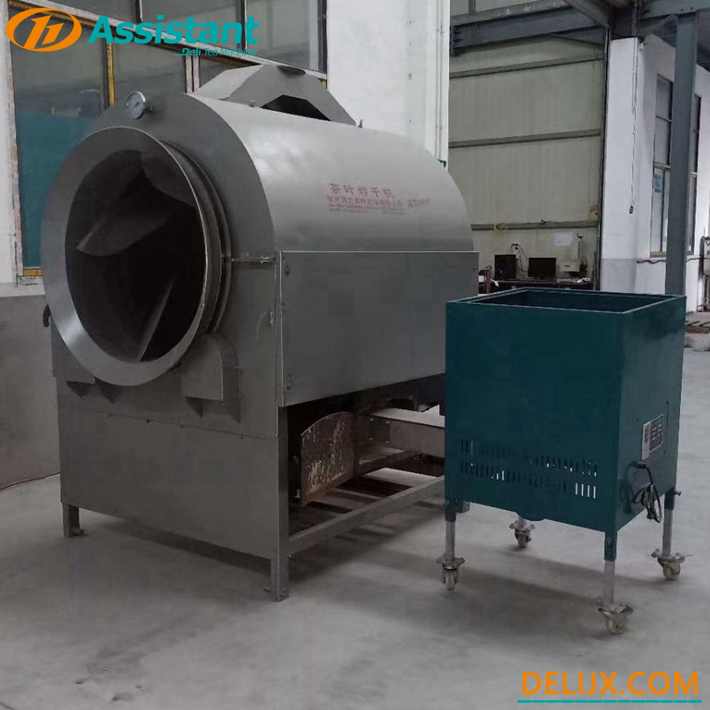 China Wood/Coal/Pellet Fuels Heating Tea Leaf Stirring Roasting Drying Machine DL-6CSTP-CM90 manufacturer