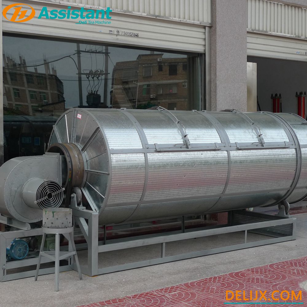 Cina Listrik / Kayu Pemanas Udara Panas Oolong Tea Shaking Drum Machine DL-6CZQ-110T pabrikan