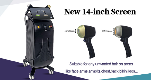 New 14 inches 4K screen laser hair removal machine unveiled