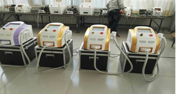 New 5 probe adjustable spot size carbon whiten nd yag laser tattoo removal machine