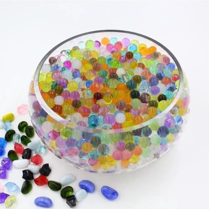 Perlas de gel de agua de poliacrilato de sodio para decorar