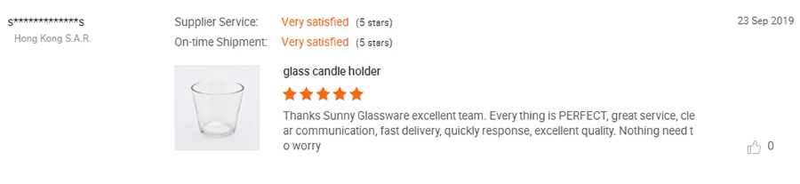glass candle jars comments