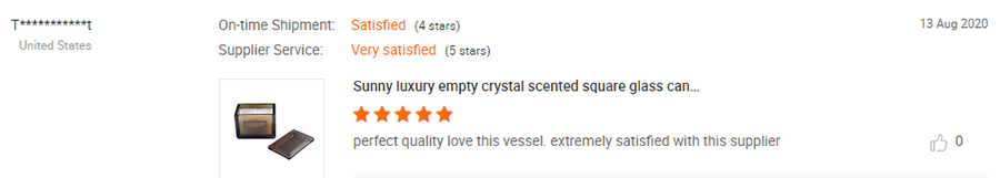 glass candle jars comments
