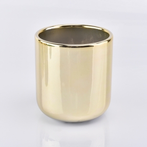 Mga tanyag na Gold Ceramic Candle Jars