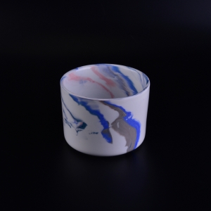 Nowe produkty 7 rodzajów kwadratowych świeczników ceramicznych w kształcie chmurki