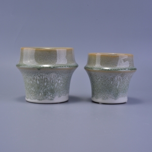 Бамбукові суглобові скляні керамічні ароматизовані баночки для свічок