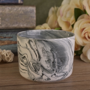 18 Unzen Marmor Keramik Kerzenglas