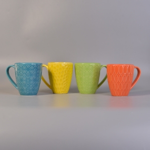 Sunny Glassware orange ceramic mug