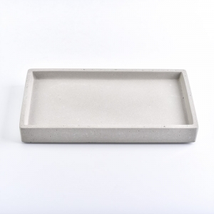 large concrete tray for bathware and dinnerware