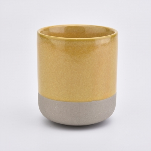 gintong glazed 12 ans ceramic candle jar