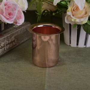 AU populiarus rožinio aukso metalinis žvakidė