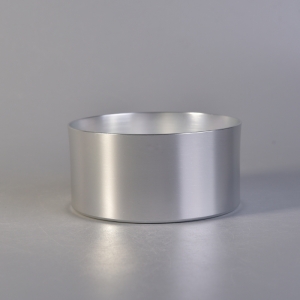 I-Silver Aluminum Metal Candle Holders