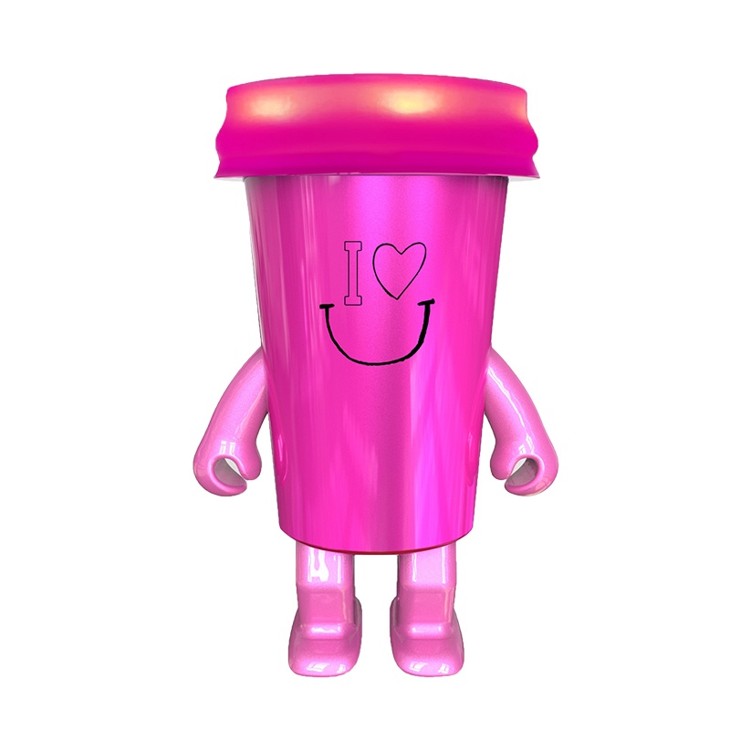 Pink Cup Dancing Speaker