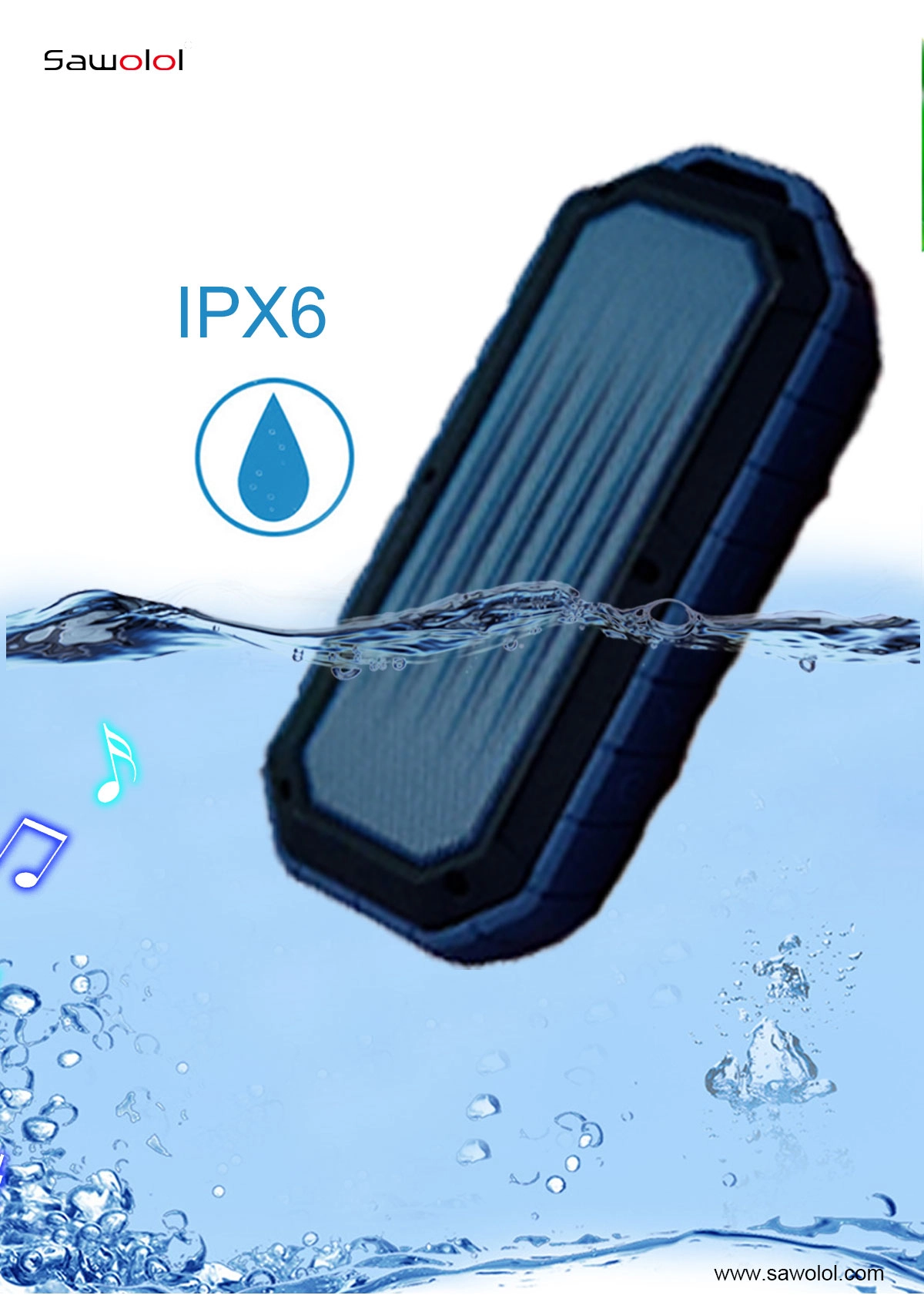 china waterproof portable speaker manufacture