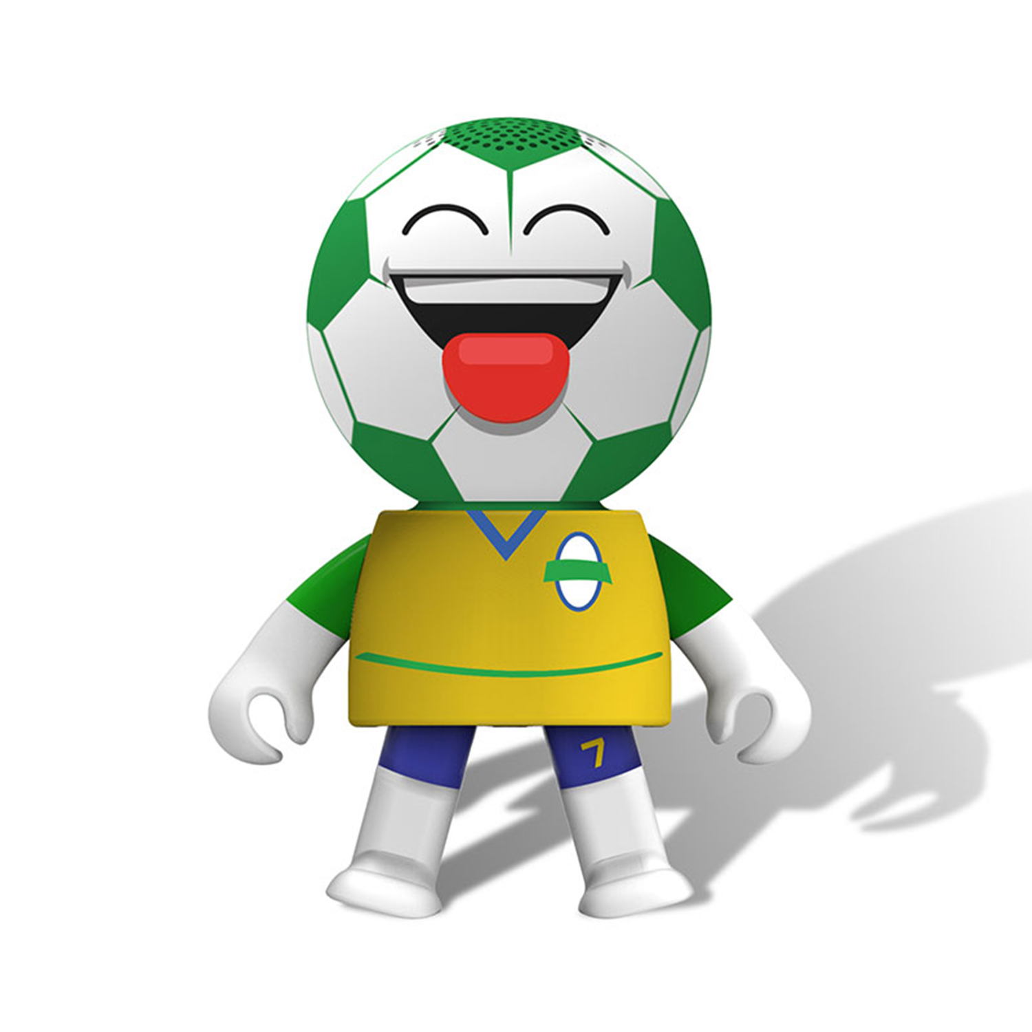 Een dansende voetbalspeaker