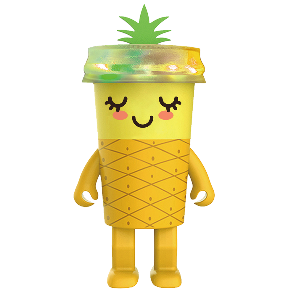 Fruit Pineapple Led  Dancing Speaker