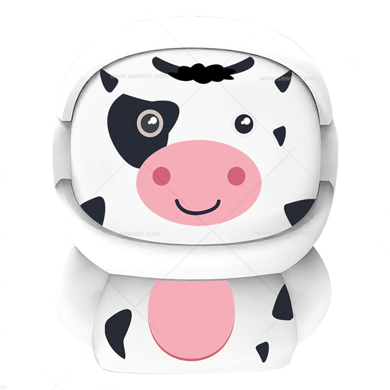 Sawololの顔を変えるRGB動物Bluetooth TWSワイヤレスライトかわいいスピーカーで光と音の交響曲を解き放つ