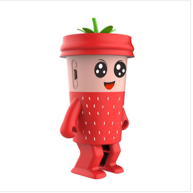 Eleva il tuo inventario con l'affascinante altoparlante a LED alla fragola alla fragola
