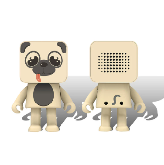 Haut-parleur China Cube Dog Dancing : votre prochain gadget audio personnalisé très vendu pour la vente au détail