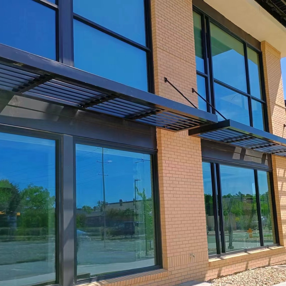 Настраиваемые коммерческие современные водостойкие алюминиевые навесы для патио