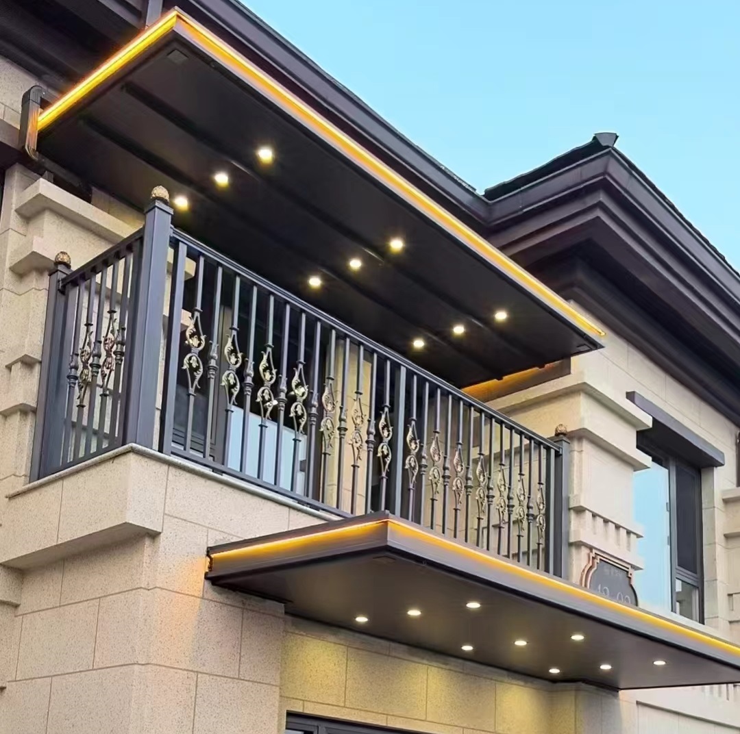 Индивидуальные алюминиевые навесы для окон и дверей патио 6063-T5