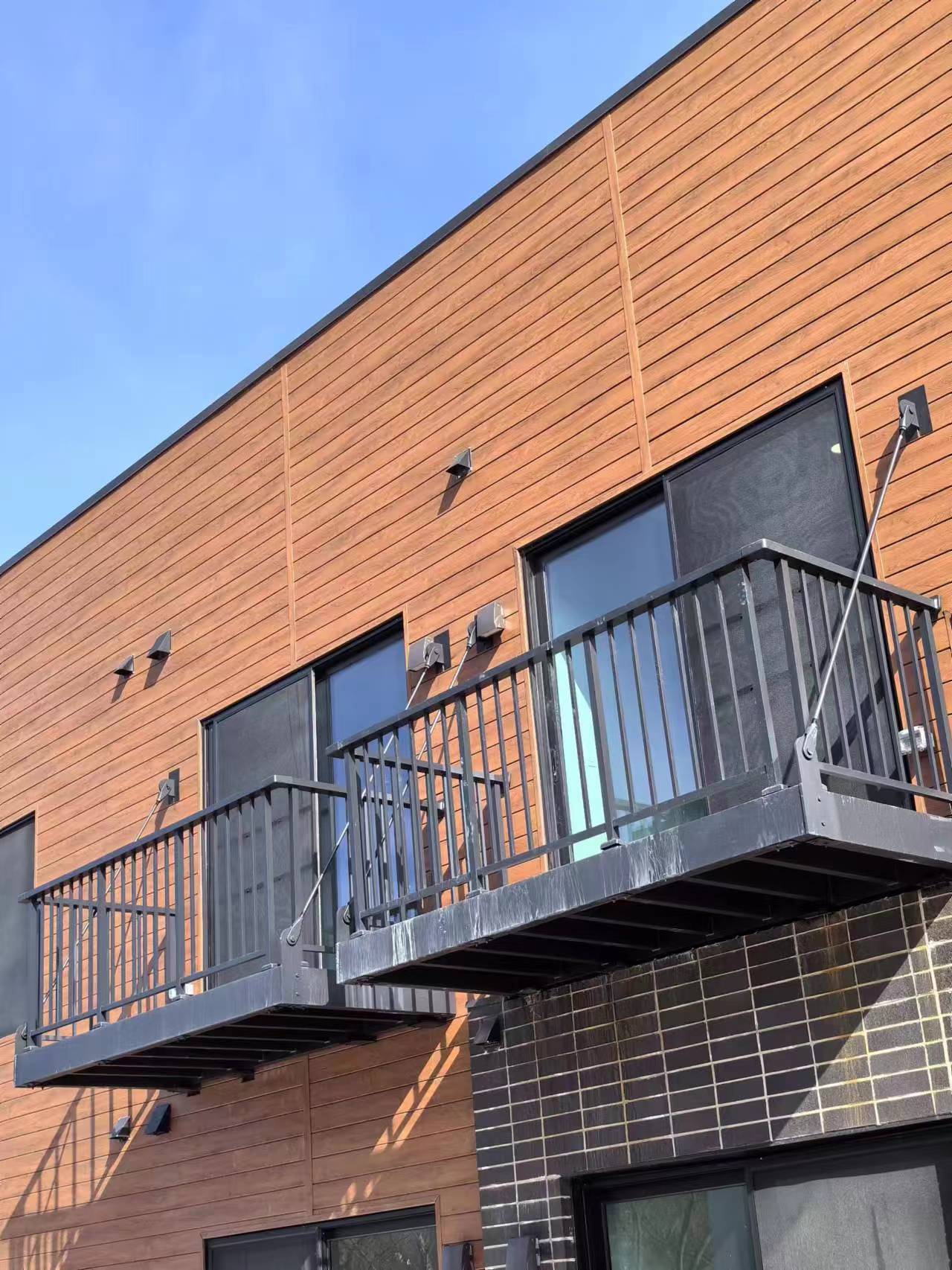 Алюминий 6063 T5 Сборные балконные балконы с болтовым креплением