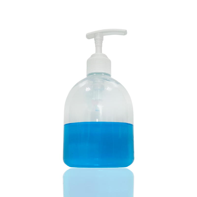 Custom Shampoo And Conditioner Bottles 500ml 16oz PET Clear Empty Plastic Bottle