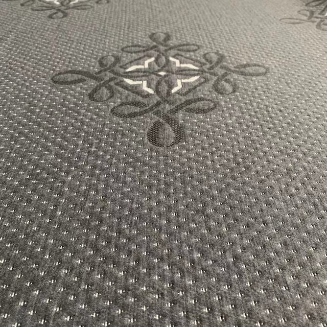 dark  jacquard knit cotton mattress fabric