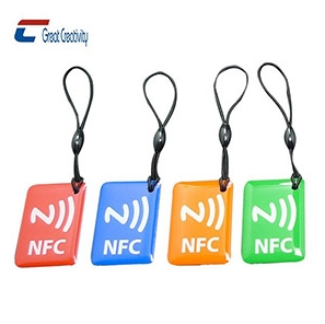 Passive NFC Tag Epoxy Coating With Logo Printing