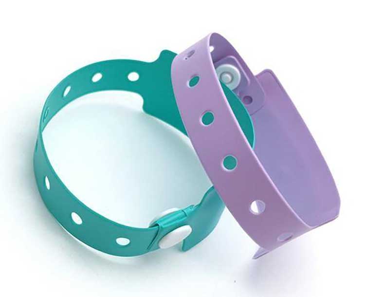 Wholesale Custom Soft PVC RFID Wristband Disposable NFC 13.56MHz Bracelet Wristband