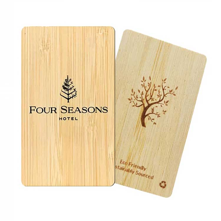 カスタム印刷木製彫刻 RFID 木製カードの卸売