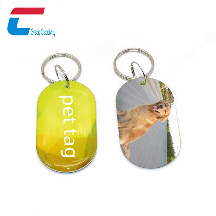 Programmierbarer QR-Code Epoxy NFC Pet Tag Tracking Hersteller von Haustiermarken