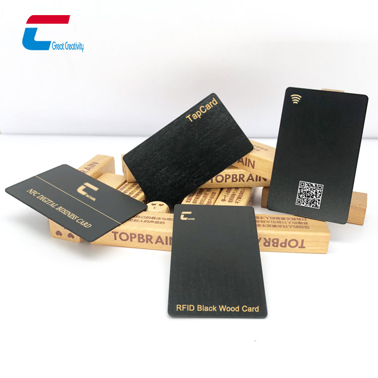 时尚 RFID 竹空白木卡 NFC 木卡批发