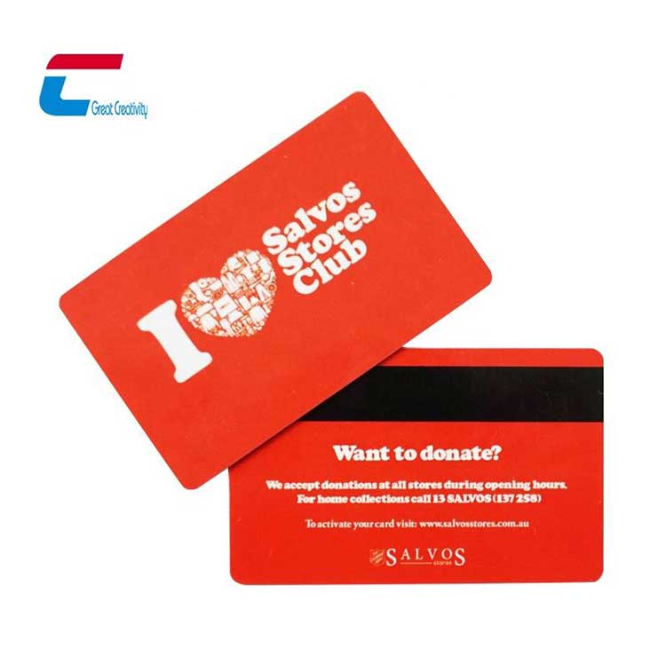 Impressão de logotipo personalizado Cartão magnético de PVC de luxo Cartão de visita de plástico atacado