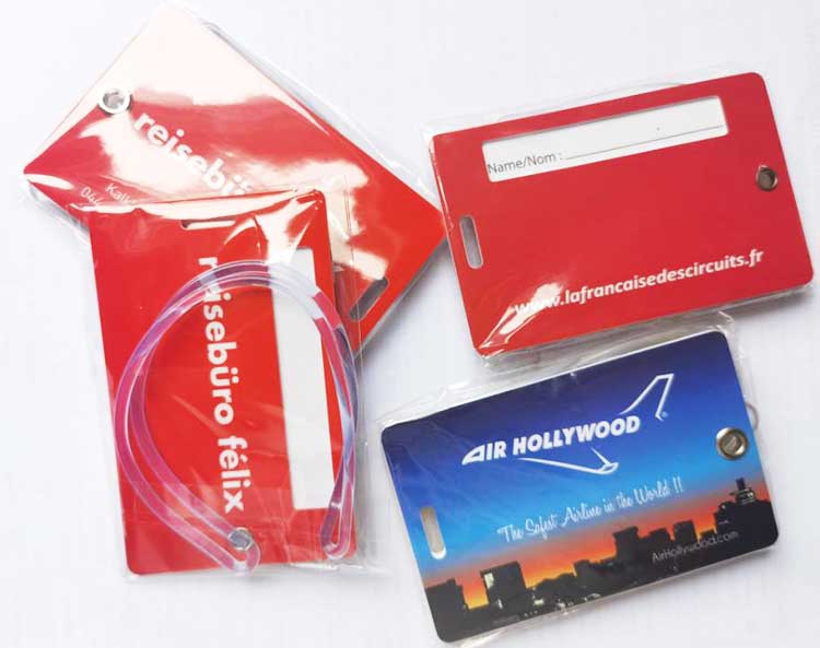 Aangepaste logo afdrukken NFC PVC bagage reiskaart groothandelaar