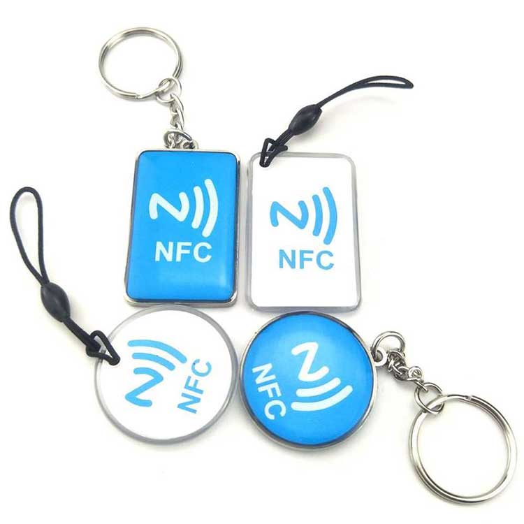 Fabricante de chaveiro NFC à prova d'água personalizado NFC Epoxy Keyfob
